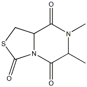 3H-Thiazolo[3,4-a]pyrazine-3,5,8-trione,tetrahydro-6,7-dimethyl-(9CI) 结构式