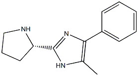 1H-Imidazole,4-methyl-5-phenyl-2-(2S)-2-pyrrolidinyl-(9CI) 结构式