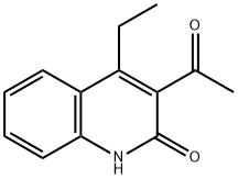 2(1H)-Quinolinone,3-acetyl-4-ethyl-(9CI) 结构式