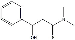 Benzenepropanethioamide,  -bta--hydroxy-N,N-dimethyl- 结构式