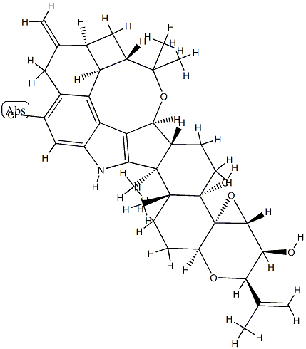 15-Deoxypenitrem A 结构式