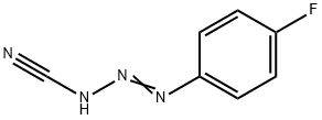 1-Triazene-1-carbonitrile,3-(4-fluorophenyl)-(9CI) 结构式