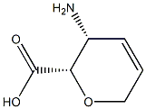 D-threo-Hex-4-enonic acid, 3-amino-2,6-anhydro-3,4,5-trideoxy- (9CI) 结构式