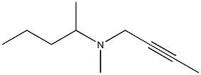 2-Pentanamine,N-2-butynyl-N-methyl-(9CI) 结构式