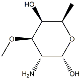 alpha-D-Galactopyranose,2-amino-2,6-dideoxy-3-O-methyl-(9CI) 结构式