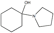 Cyclohexanol,1-(1-pyrrolidinyl)-(9CI) 结构式