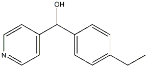 4-Pyridinemethanol,alpha-(4-ethylphenyl)-(9CI) 结构式