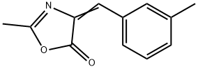 5(4H)-Oxazolone, 2-Methyl-4-[(3-Methylphenyl)Methylene]- 结构式