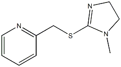 Pyridine,2-[[(4,5-dihydro-1-methyl-1H-imidazol-2-yl)thio]methyl]-(9CI) 结构式