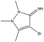 3H-Pyrazol-3-imine,4-bromo-1,2-dihydro-1,2,5-trimethyl-(9CI) 结构式