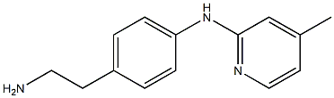 2-Pyridinamine,N-[4-(2-aminoethyl)phenyl]-4-methyl-(9CI) 结构式