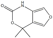 4H-Furo[3,4-d][1,3]oxazin-2(1H)-one,4,4-dimethyl-(9CI) 结构式