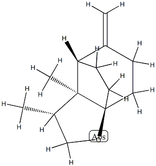 2H-4,7a-Ethanobenzofuran,hexahydro-3,3a-dimethyl-5-methylene-,(3R,3aR,4S,7aS)-rel-(9CI) 结构式