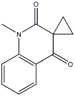 Spiro[cyclopropane-1,3(2H)-quinoline]-2,4(1H)-dione, 1-methyl- (9CI) 结构式