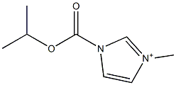 1H-Imidazolium,1-methyl-3-[(1-methylethoxy)carbonyl]-(9CI) 结构式