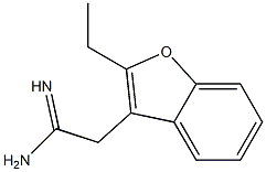 3-Benzofuranethanimidamide,2-ethyl-(9CI) 结构式