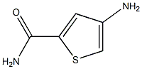 4-氨基噻吩-2-甲酰胺 结构式