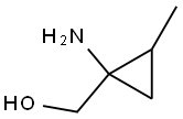 Cyclopropanemethanol,1-amino-2-methyl-(9CI) 结构式