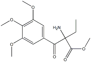 Tyrosine,  -alpha--ethyl-3,5-dimethoxy-O-methyl--bta--oxo-,  methyl  ester 结构式