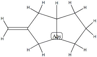 1H-Pyrrolizine,hexahydro-2-methylene-(9CI) 结构式