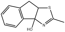 3aH-Indeno[1,2-d]thiazol-3a-ol,8,8a-dihydro-2-methyl-(9CI) 结构式