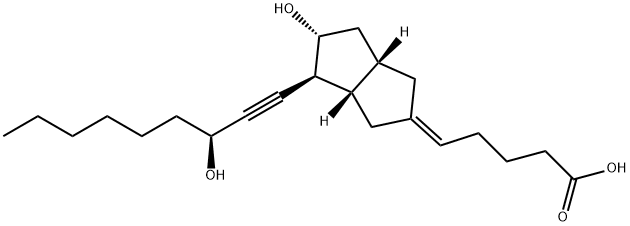 13,14-didehydro-20-methylcarboprostacyclin 结构式