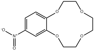 12-硝基-2,3,5,6,8,9-六氢苯并[B] [1,4,7,10]四氧杂环十二烷 结构式