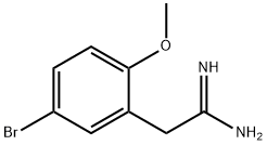 2-(5-溴-2-甲氧基苯基)乙酰亚胺 结构式