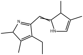 1H-Pyrrole,2-[(4-ethyl-2,3-dimethyl-2H-pyrrol-5-yl)methylene]-2,3-dihydro-3,4-dimethyl-(9CI) 结构式