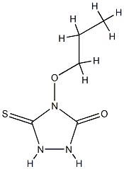 1,2,4-Triazolidin-3-one,4-propoxy-5-thioxo-(9CI) 结构式