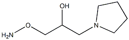 1-Pyrrolidineethanol,alpha-[(aminooxy)methyl]-(9CI) 结构式