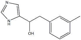1H-Imidazole-4-methanol,alpha-[(3-methylphenyl)methyl]-(9CI) 结构式