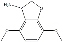 3-Benzofuranamine,2,3-dihydro-4,7-dimethoxy-(9CI) 结构式