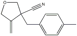 3-Furancarbonitrile,tetrahydro-4-methylene-3-[(4-methylphenyl)methyl]-(9CI) 结构式