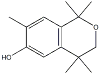 1H-2-Benzopyran-6-ol,3,4-dihydro-1,1,4,4,7-pentamethyl-(9CI) 结构式