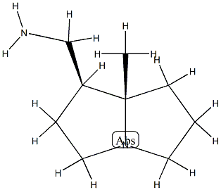 1H-Pyrrolizine-1-methanamine,hexahydro-7a-methyl-,(1R,7aR)-rel-(9CI) 结构式