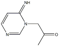 2-Propanone,1-(6-imino-1(6H)-pyrimidinyl)-(9CI) 结构式