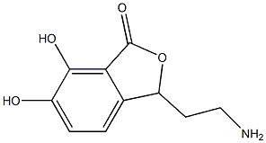 1(3H)-Isobenzofuranone,3-(2-aminoethyl)-6,7-dihydroxy-(9CI) 结构式
