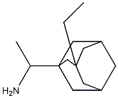Tricyclo[3.3.1.13,7]decane-1-methanamine, 3-ethyl-alpha-methyl- (9CI) 结构式