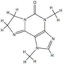 5H-Imidazo[2,1-i]purin-5-one,1,4,7,8-tetrahydro-1,4-dimethyl-(9CI) 结构式