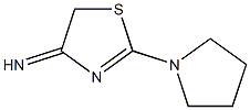 4(5H)-Thiazolimine,2-(1-pyrrolidinyl)-(9CI) 结构式