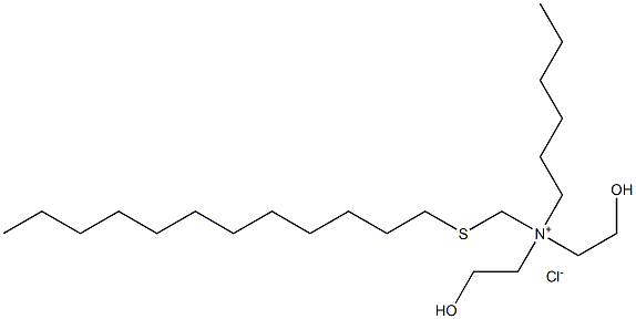 N-((DODECYLTHIO)METHYL)-N,N-BIS(2-HYDROXYETHYL)* 结构式