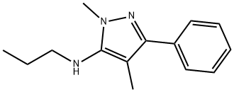 1H-Pyrazol-5-amine,1,4-dimethyl-3-phenyl-N-propyl-(9CI) 结构式