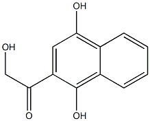 2-Acetonaphthone, 1,2,4-trihydroxy- (5CI) 结构式