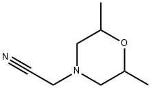 2-(2,6-二甲基吗啉-4-基)乙腈 结构式