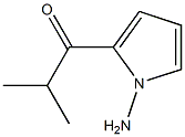 1-Propanone,1-(1-amino-1H-pyrrol-2-yl)-2-methyl-(9CI) 结构式