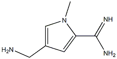 1H-Pyrrole-2-carboximidamide,4-(aminomethyl)-1-methyl-A 结构式