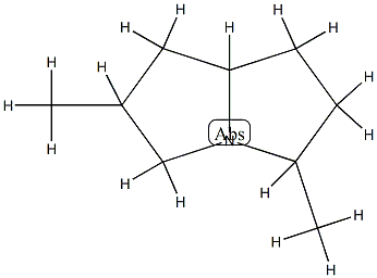 1H-Pyrrolizine,hexahydro-2,5-dimethyl-(9CI) 结构式