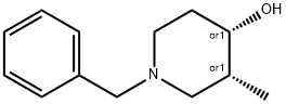 4-Piperidinol,3-methyl-1-(phenylmethyl)-,(3R,4S)-rel-(9CI) 结构式