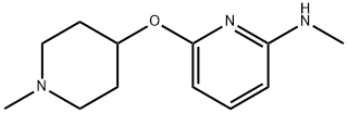 2-Pyridinamine,N-methyl-6-[(1-methyl-4-piperidinyl)oxy]-(9CI) 结构式